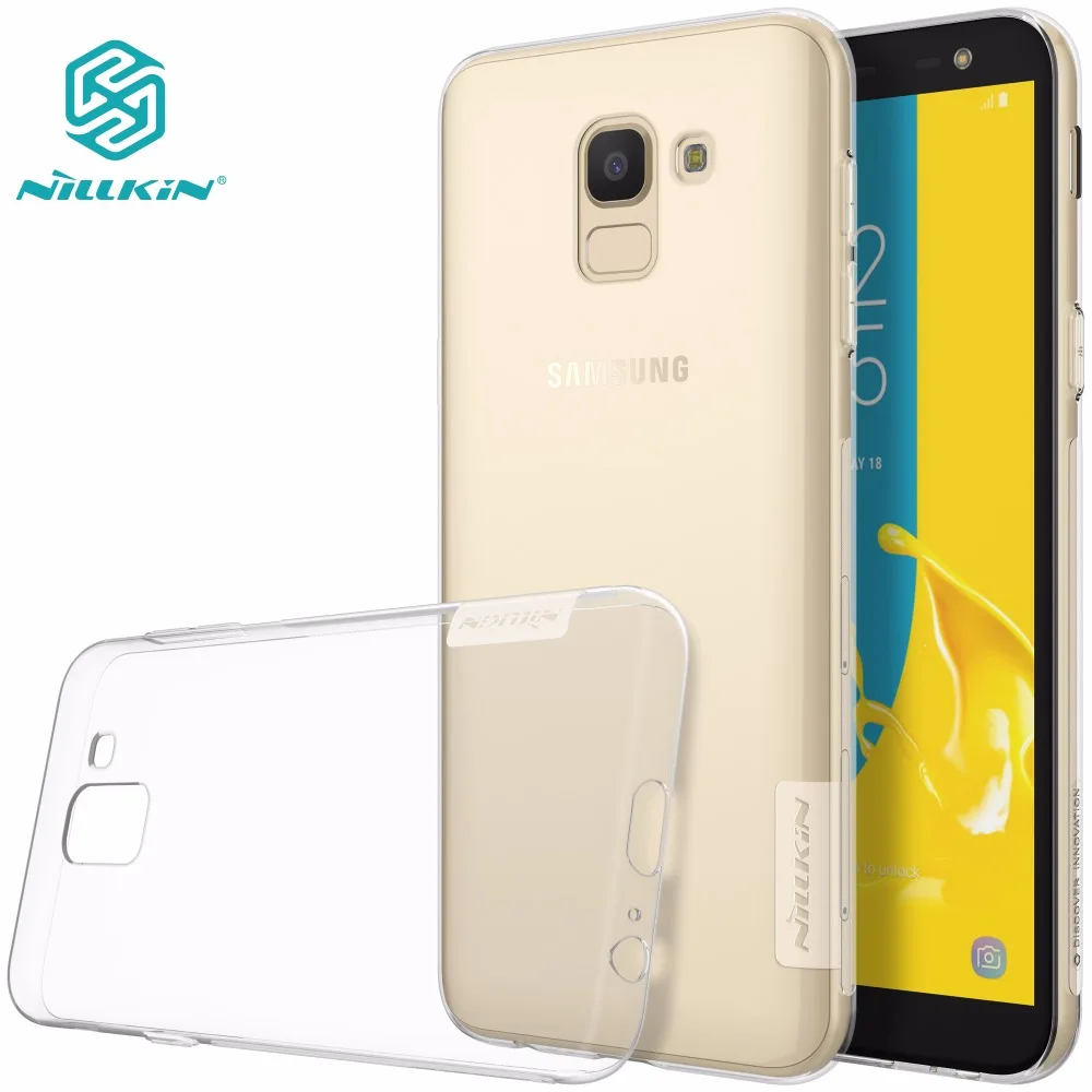 

case for Samsung Galaxy J6 NILLKIN Nature Transparent TPU Clear Soft Back cover with Retail package