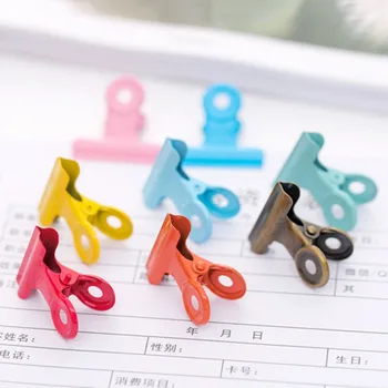 

6pcs Metal Binder Clips Folder Notes Letter Document Paper Clip Clamp 30mm Office School Supplies