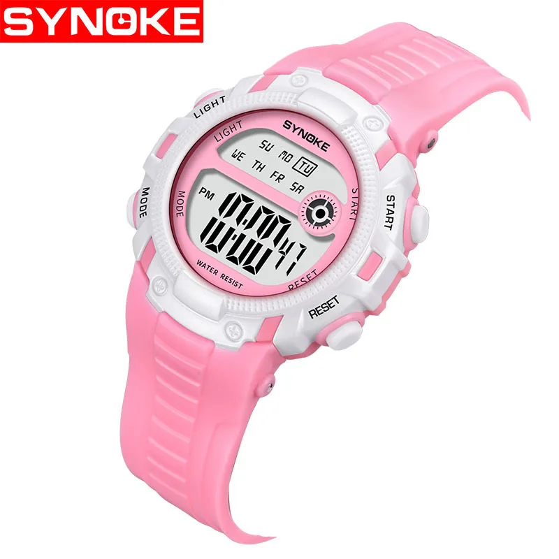 

Fashion Children Student Luminous Waterproof round Digital wrist Watch Gift Fashion Children Electronic Watch Waterproof