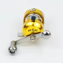 Мини Размер литой барабан колеса полностью металлический дизайн приманка колесная приманка литье катушка Морская рыбалка на открытом воздухе колеса поставки