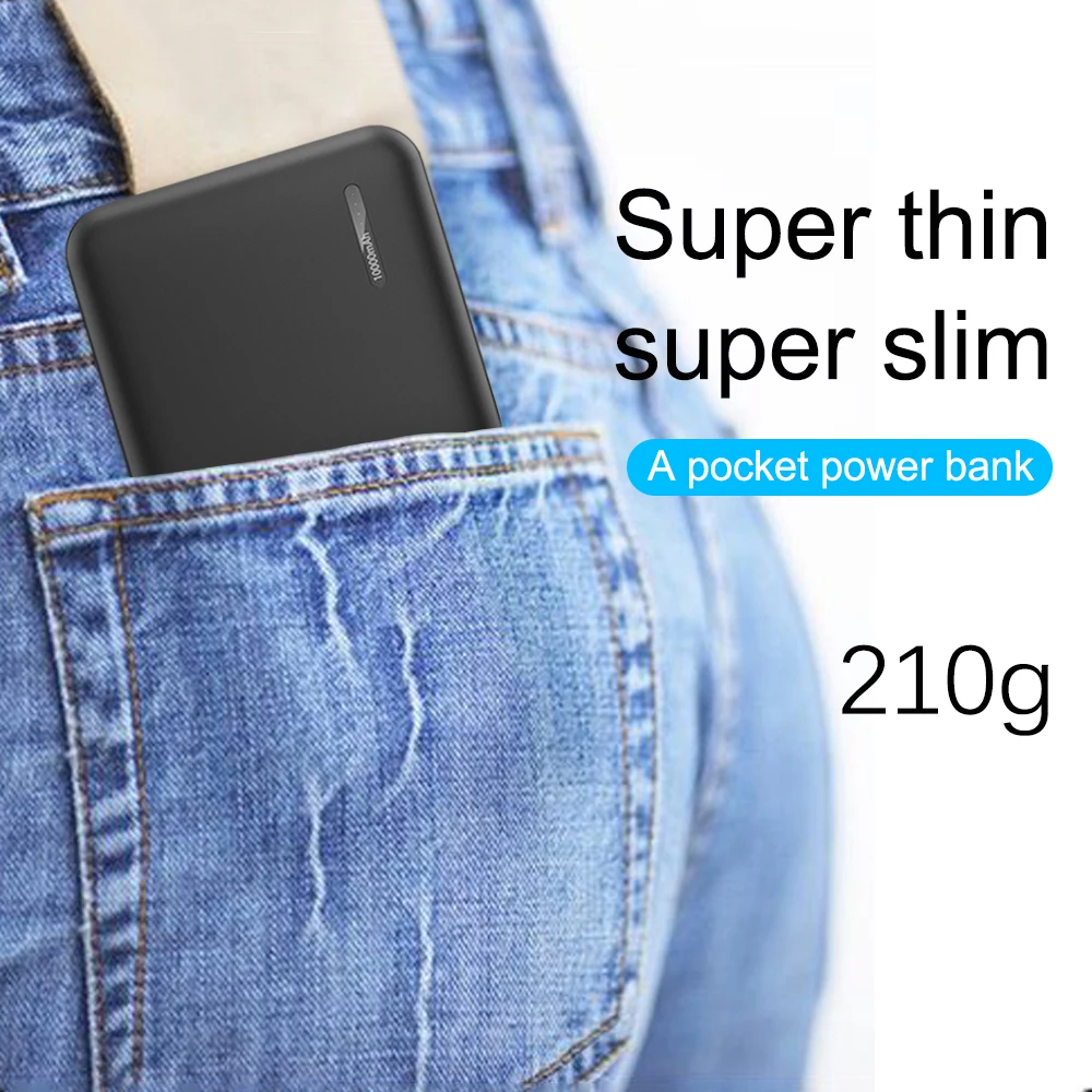 A.S 10000 мАч Внешний аккумулятор для Xiaomi Samsung iPhone Huawei Nokia Powerbank Портативный двойной USB