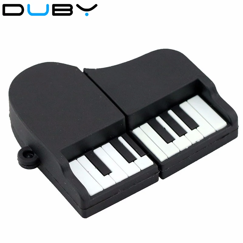 pendrives cartoon piano model usb 2.0 usb flash drive pen drive 4gb 8gb 16gb 32gb 64gb Silicone u disk