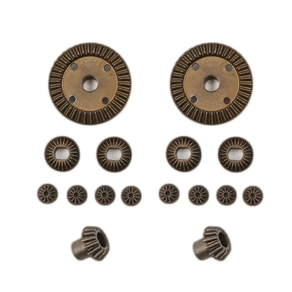 

16PCS/SET Metal Motor Driving Gear Planet Gear Differential Gear Combo Kit for WLtoys 12428 12423 RC Car Truck Vehicle Part
