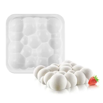 

23*22.5*5.5cm Big Bakeware & Tools Baking Pastry Mould Irregular Cloud Design Silicone Cake Mold H154