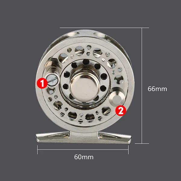 Горячая, полностью Металлическая катушка для ловли нахлыстом 2+ 1BB 1:1, алюминиевая литая катушка для ловли нахлыстом