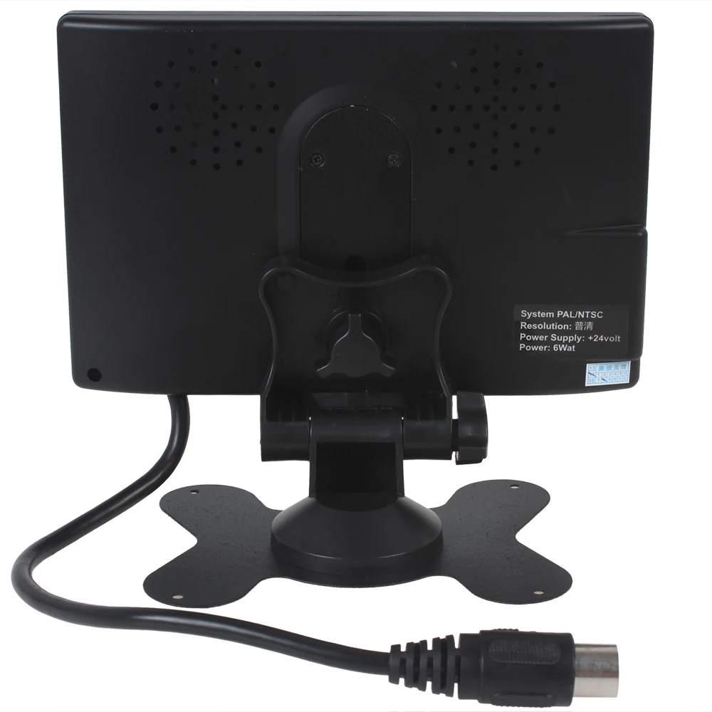 7 Inch 12V TFT LCD Car Headrest Monitor For Rear view Camera / DVD Support GPS / 4 Ways Video Input