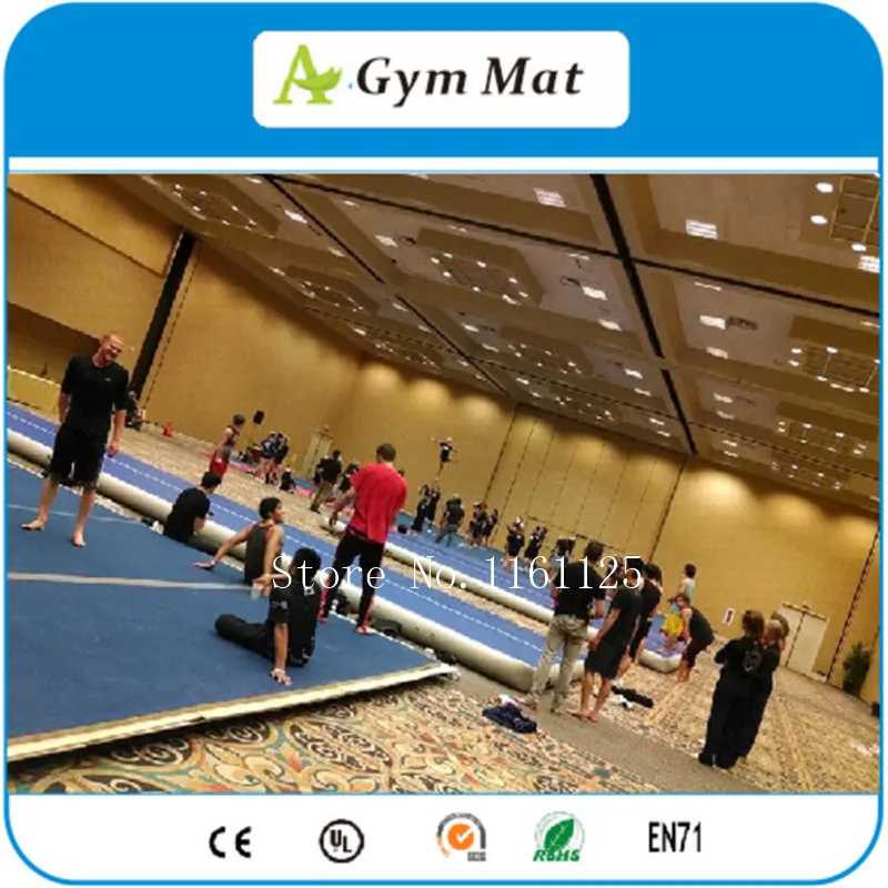 10 Inflatable Gymnastics Air Track Tumbling Mat with Electric