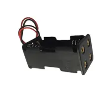 4X1,5 в корпус батареи 4AAA держатель батареи 4xaaa 4XLR3 корпус батареи 6 в коробка батареи обратно с 6 ''UL1007 провода, 300 шт./лот