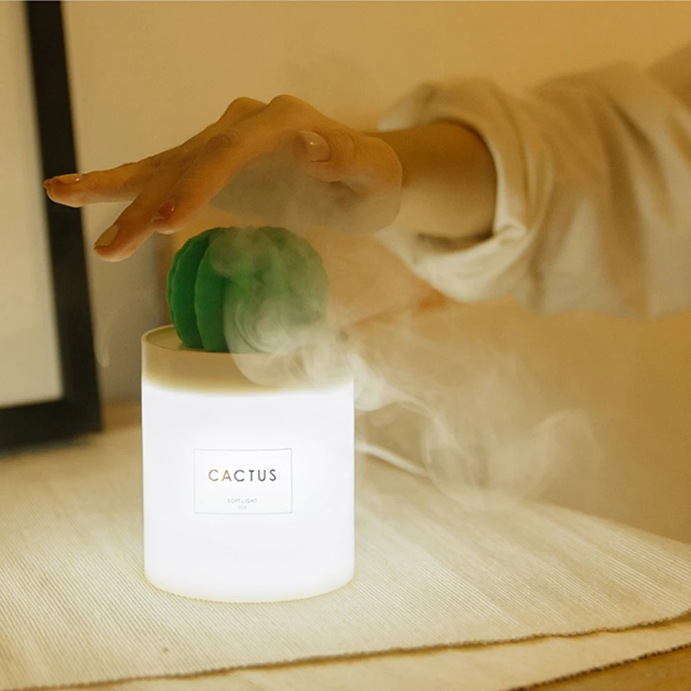 

KEBEIER USB Aroma Diffuser Ultrasonic Cool Mist Humidifier Air Purifier Soft Warm LED Night light for Office Home Car
