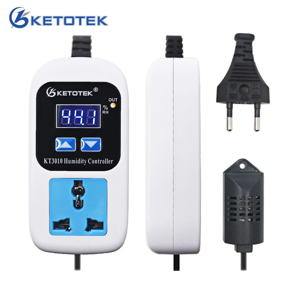 Digital Temperature Controller Hygrostat Control Switch Socket 110V220V Digital Temperature Controller Hygrostat Control Switch Socket 110V220V