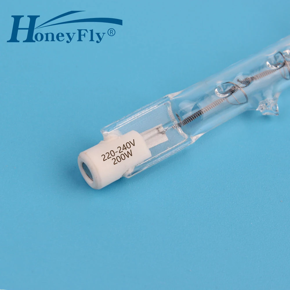 HoneyFly 2 шт. 78 мм линейная галогенная лампа J78 220 V/110 V 100W 150W 200W 250W R7S двухсторонняя нити потолочные светильники кварцевая трубка