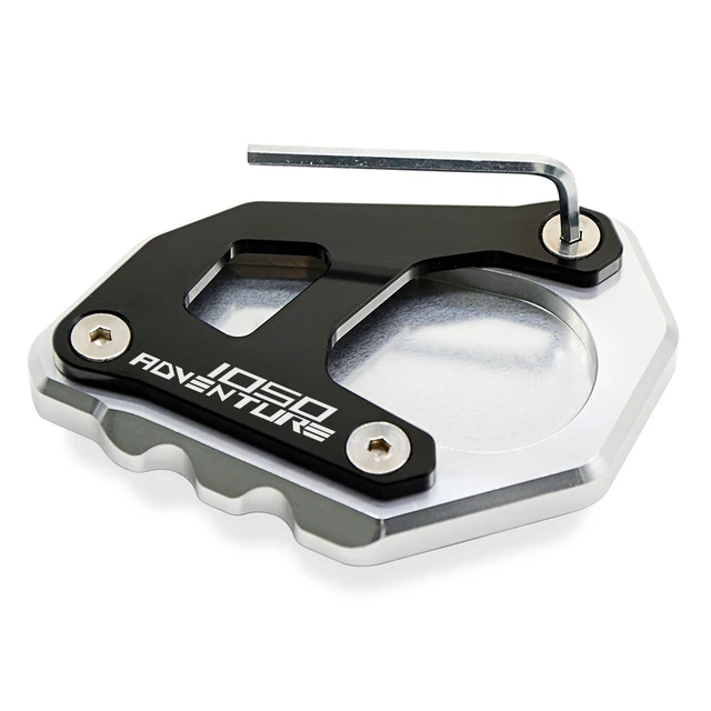 New ! Motorcycle Crutch Side Stand Magnifier Crutch Stand Support Plate