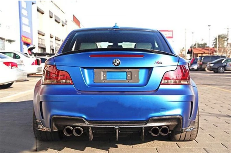 Спойлер HLONGQT из углеродного волокна для BMW E82 M1 COUPE 2007 2017 высококачественные