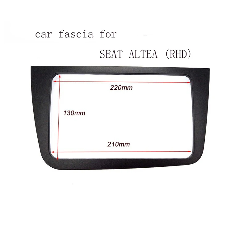 2 Din Автомобильная фасция, пригодная для сиденья ALTEA(RHD), набор для установки dvd-плеера, панель пластина, рамка для модификации, комплект крепления, передняя панель