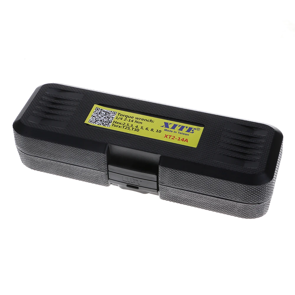 10pcs Set Bicycle Bike 1//4/" Torque Wrench Allen Key Tool Socket Bits Kit Tools