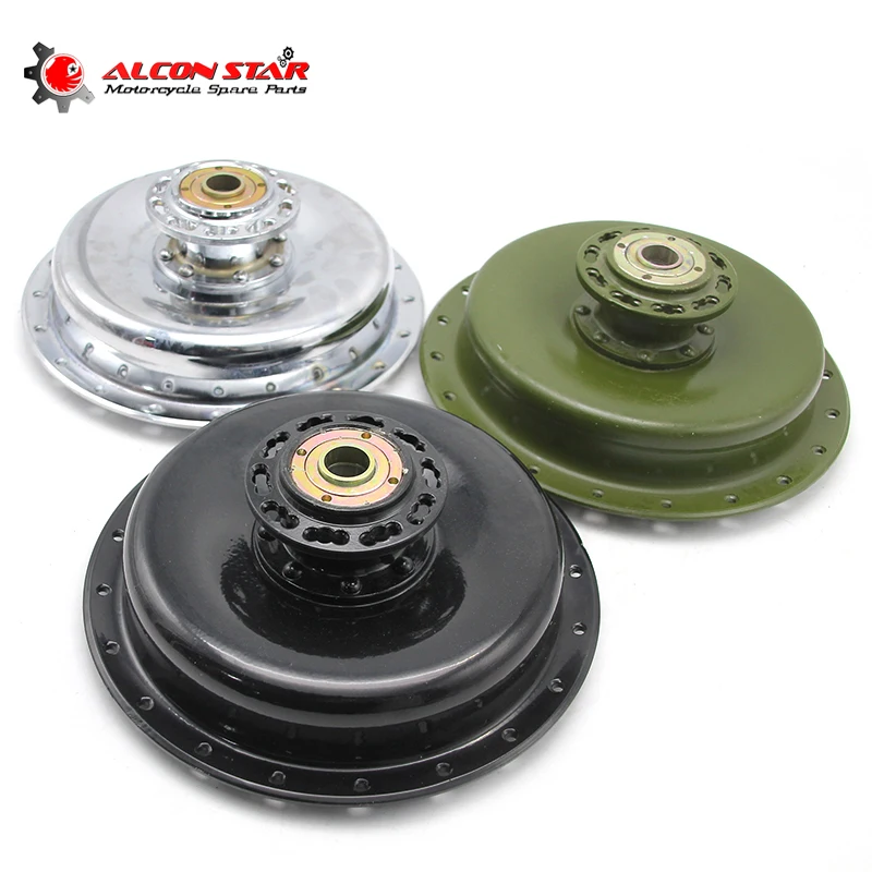 

Alconstar- 3 Color Motorcycle Retro Front Wheel Hub Assembly Case for BMW R71 R1 R50 R12 M72 Ural CJ-K750 Brake Drum Steel