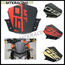 Mt 09 мотоцикл лобовое стекло ветер экрана для yamaha mt09 mt-09 fz-09 2014 2015 2016 алюминий