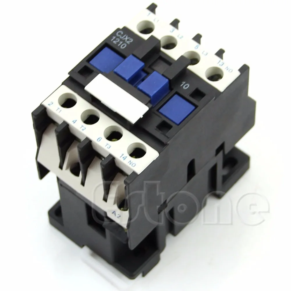 CJX2 1210 AC Contactor Motor Starter Relay 3 Phase Pole 18A Up To 14HP