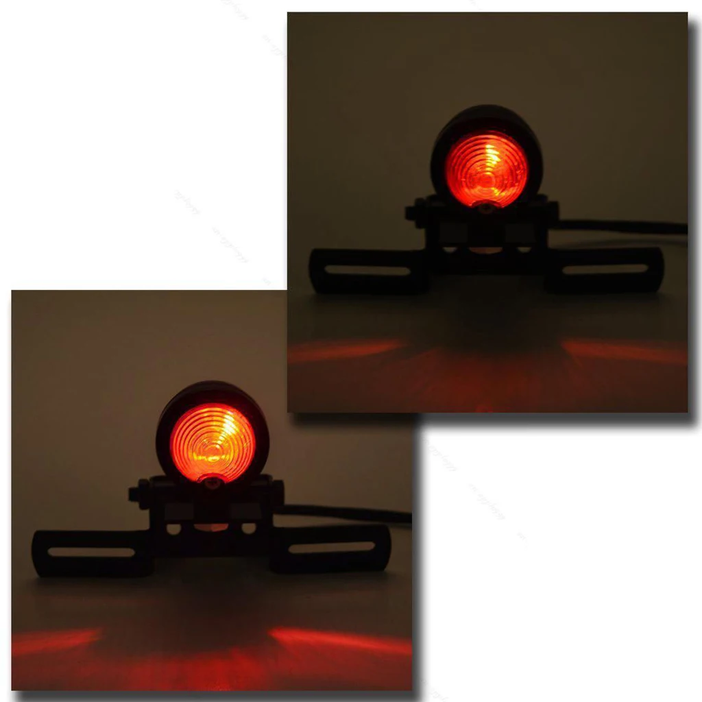 Универсальный задний светильник для мотоцикла и держатель номерного знака тормозной сигнал поворота Стоп-светильник s Кафе Racer