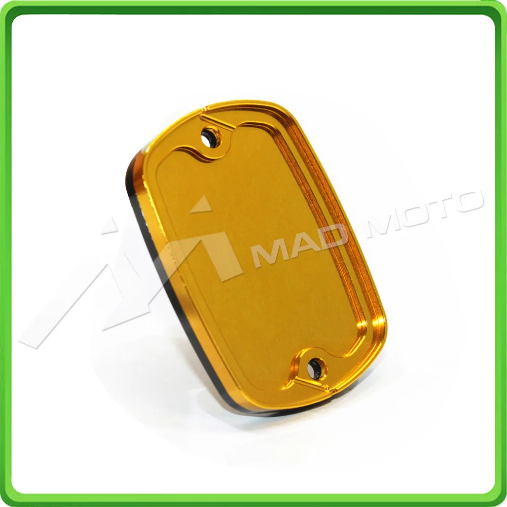2pcs Brake Fluid Tank Cap Oil Cover For Yamaha TMAX 530 2012 2013 2014 2015 2016 Gold color (7)