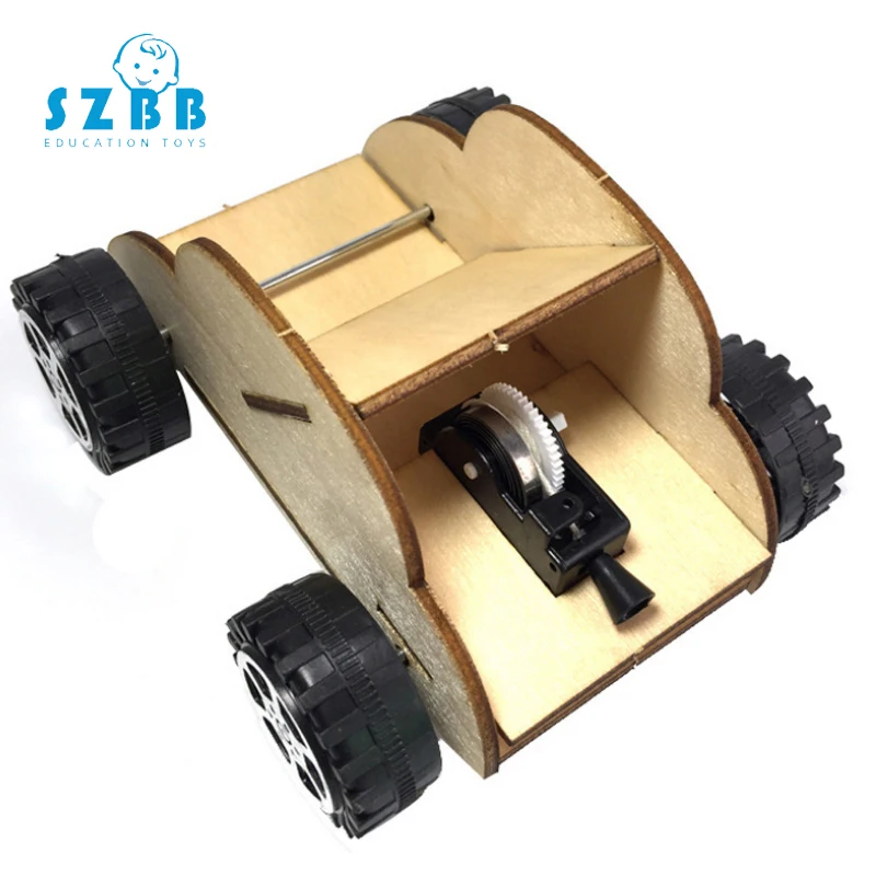 

SZ STEAM Model Toy Diy Elastic Cable Car Developing Intellectual STEM Toy Science Physics Experiments Birthday Gift SZ3271