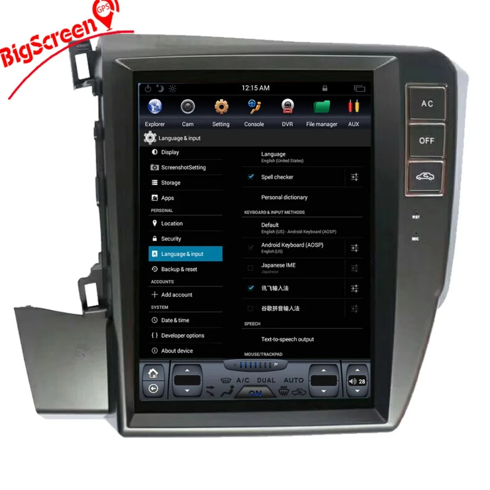 10 4 &quotAndroid 6 0 Tesla стиль автомобильный dvd плеер GPS Navi для Honda Civic 2012 2015 Авто Стерео