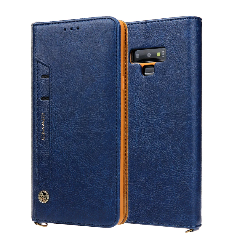 Чехол кошелек для Samsung Galaxy Note9 деловой кожаный чехол книжка с подставкой и