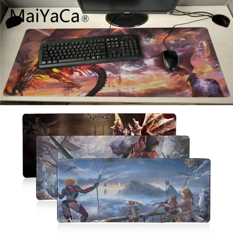 Забавный игровой коврик для мыши Maiyaca lineage 2 игровые коврики Офисная мышь мягкий