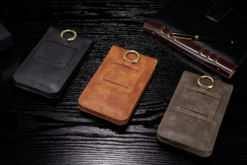 Многофункциональный 6,3 дюймовый кожаный чехол для телефона, сумки с застежкой на липучке, чехол для samsung Galaxy Note 8, сумки-бумажники для iPhone X