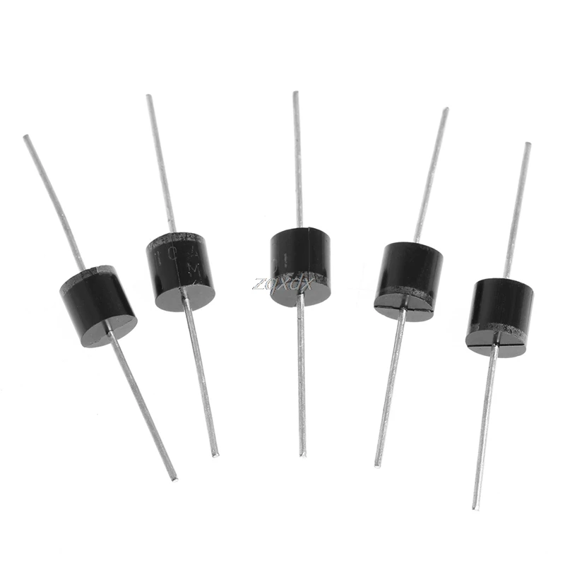 5Pcs 10A10 10 Amp 1000V 10A 1KV Axial Rectifier Diode Z09 Drop ship-in ...