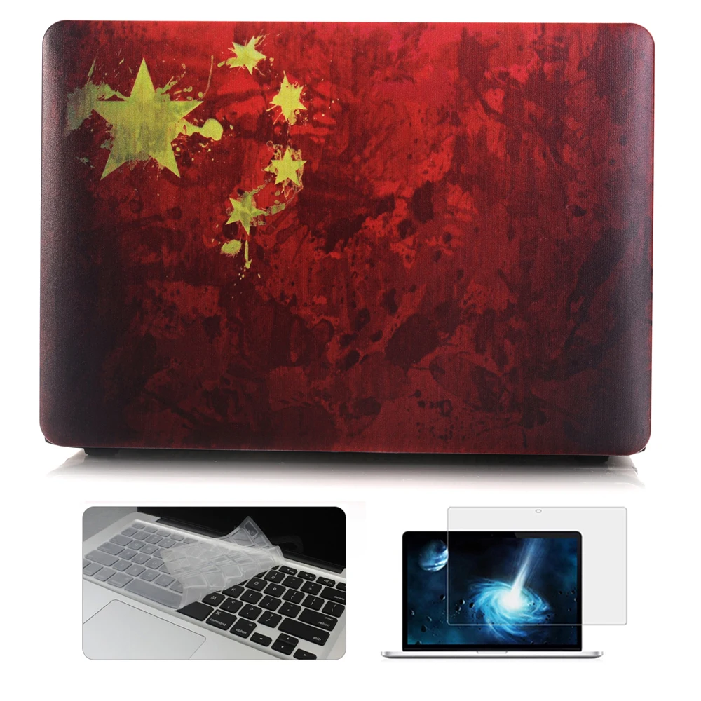 Китайский Стиль Звезды Сумка для ноутбука MacBook Air 11 13 дюйма APPLE MAC Pro с Retina 12 13.3 15 +