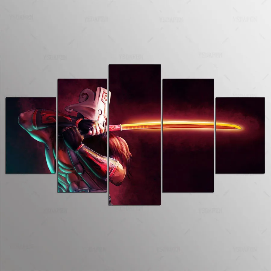 YSDAFEN-5-Piece-Home-Decor-Poster-Dota-2-Game-Painting-Canvas-Wall-Art-Picture-Home-Decoration (4)