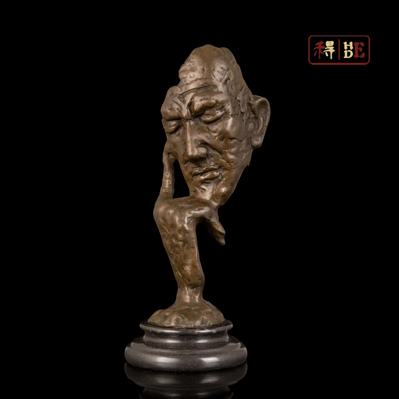 

He was "wise thinking" copper art abstract art decoration art Home Furnishing soft loaded copper process