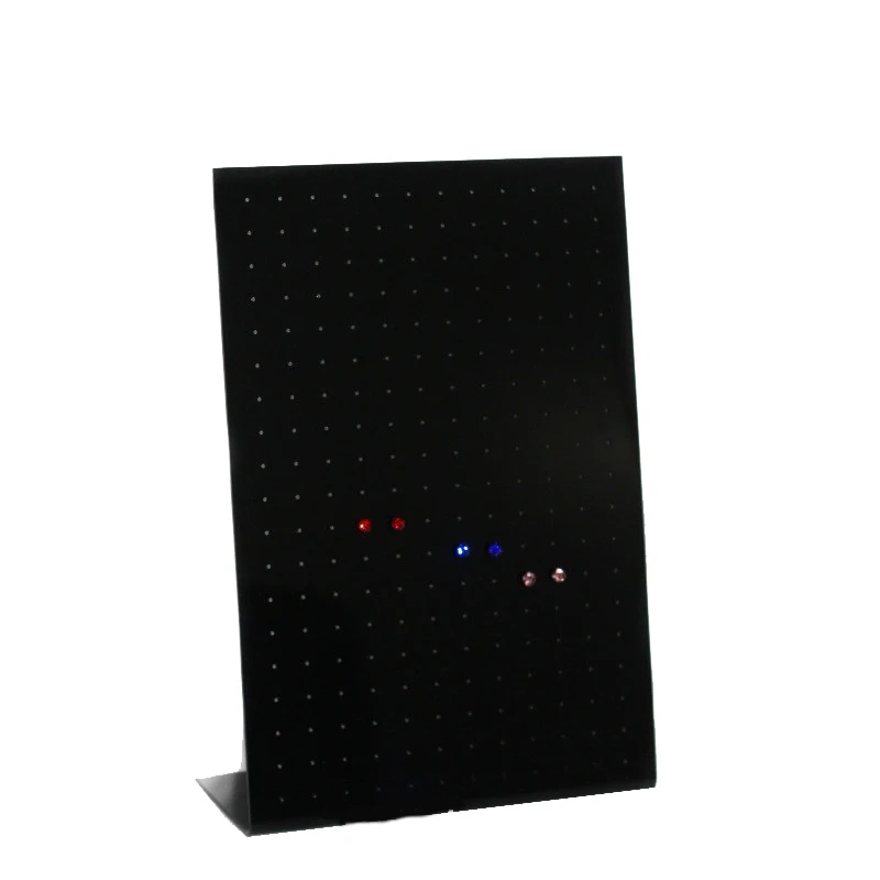 

Acrylic 114 Pairs Of Earring Slanted Display Holder New Black