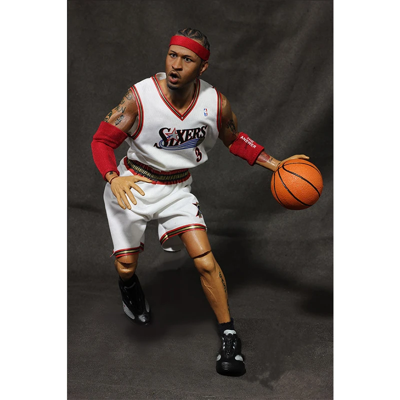 

PVC NBA Toys Action Figure Body Kun Dolls Allen Iverson No.3 1/6 30CM Joint Movable Dolls the Best Birthday Gift