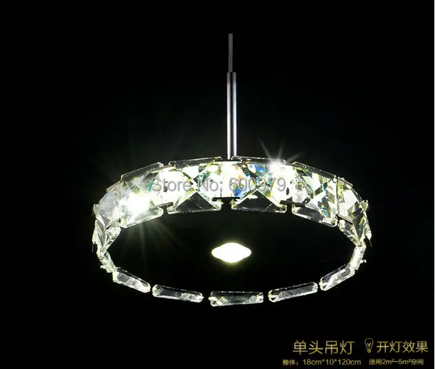 

Free shipping Modern LED crystal pendant lights, Living room/ Bedroom ceiling lamp