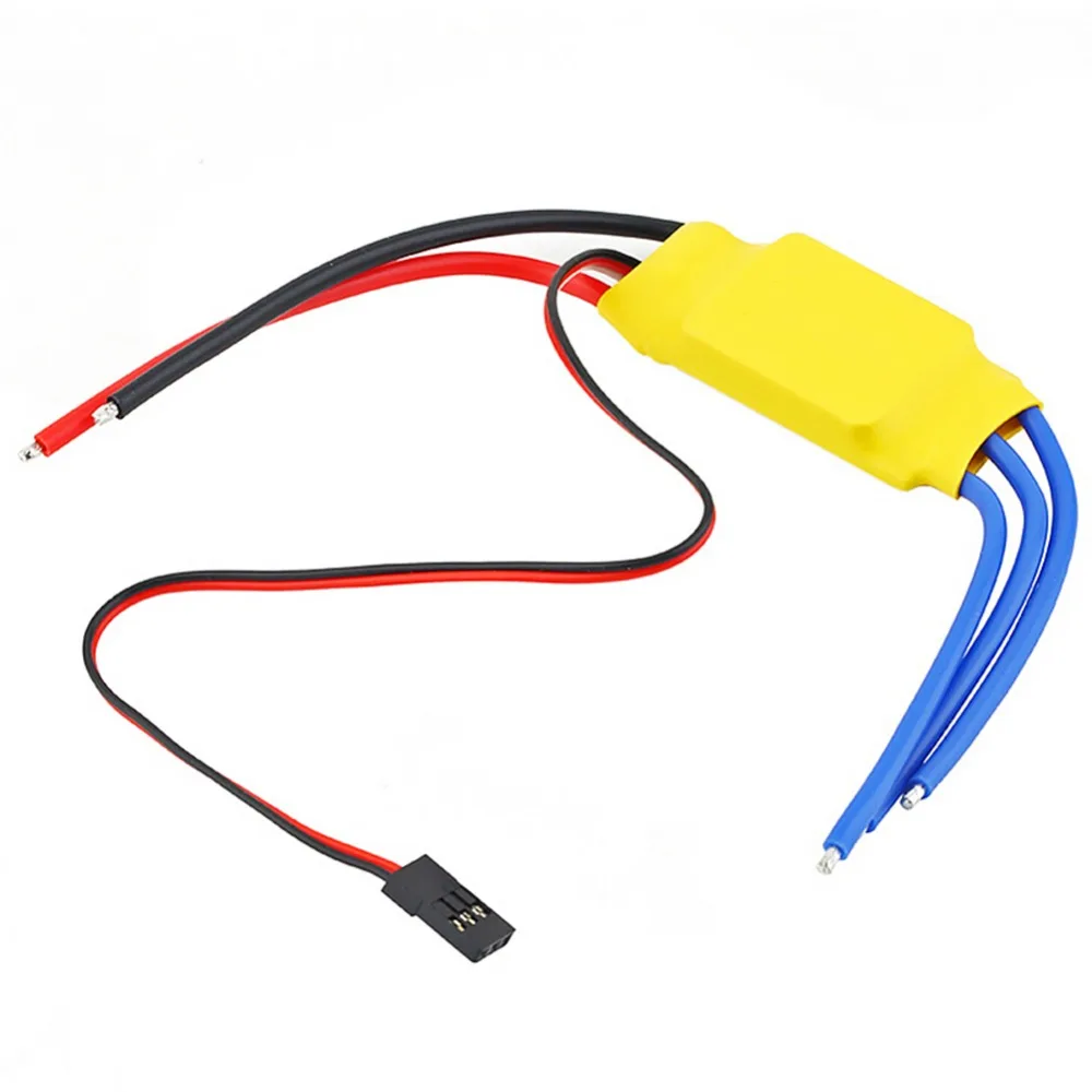 

30A Brushless Motor Speed Controller RC BEC ESC For T-rex 450V2 Helicopter Boat
