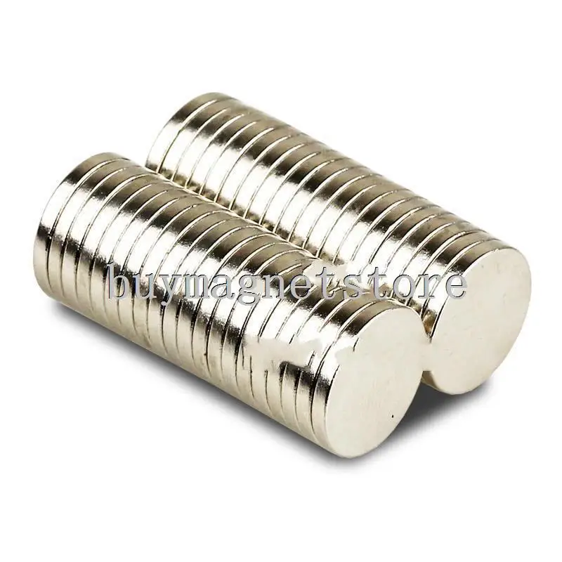 50 pcs Neodymium Round Disc 15 x 2 mm N35 Grade craft Models