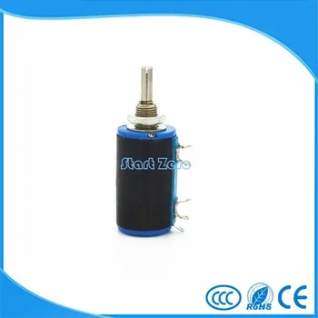 5PCS WXD3-13-2W Shaft Dia 100R~100K Ohm Rotary side Multiturn Potentiometer
