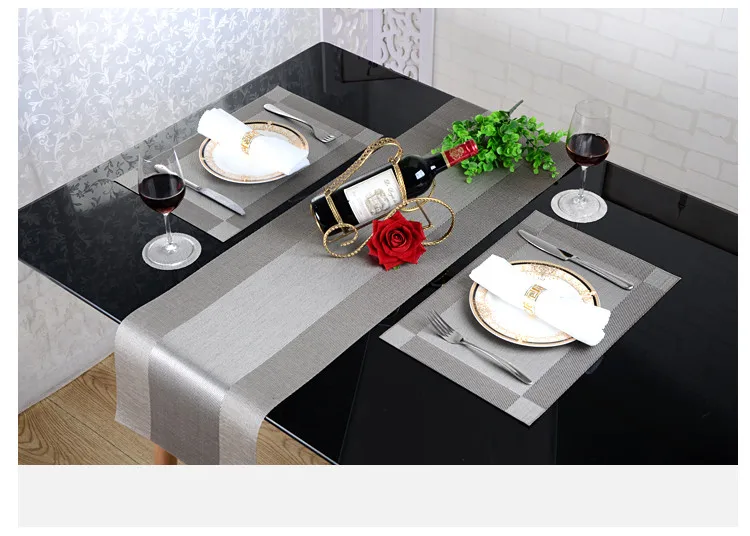 Skup Europejska tabela pvc Runner luksusowy długi obrus łatwy do czyszczenia i szybkoschnący oddychająca mata na stół stolik kawowy