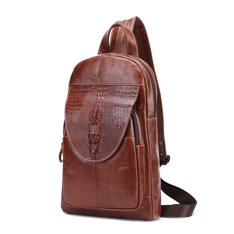 Винтажный Мужской рюкзак из натуральной кожи, рюкзаки для подростков, школьная сумка, маленькая нагрудная сумка, женские сумки через плечо, дорожные сумки