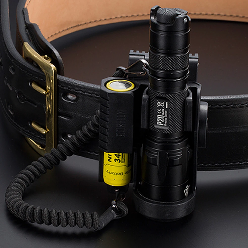 

2017 NITECORE Holster Mount Holder NTH30B For Flashlight P20 / P20UV and Battery Duty Belt Hunting Professional accessories