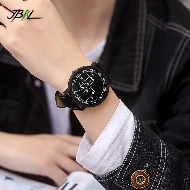 

JBRL Casual Watch Women Watches Ladies Formula Pattern Quartz Wrist Watch For Women Retro Clock Female Wristwatches Hour relogio