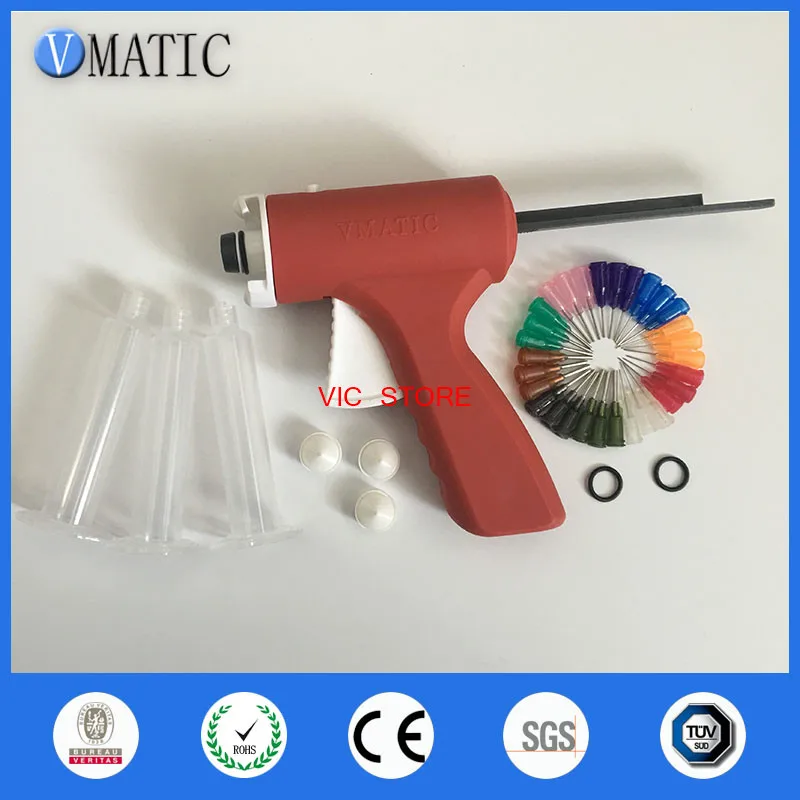 10ML Manual Syringe Dispenser Dispensing Single Liquid Epoxy Resin Glue