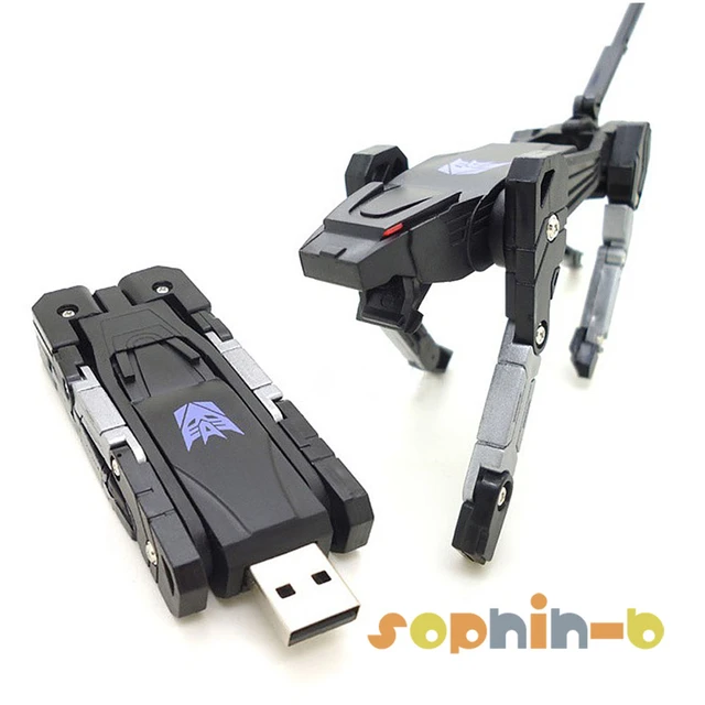 64gb Transformed Soundwave Ravage Usb Flash Memory Pen Card Drive U Disk Figure - Action Figures - AliExpress