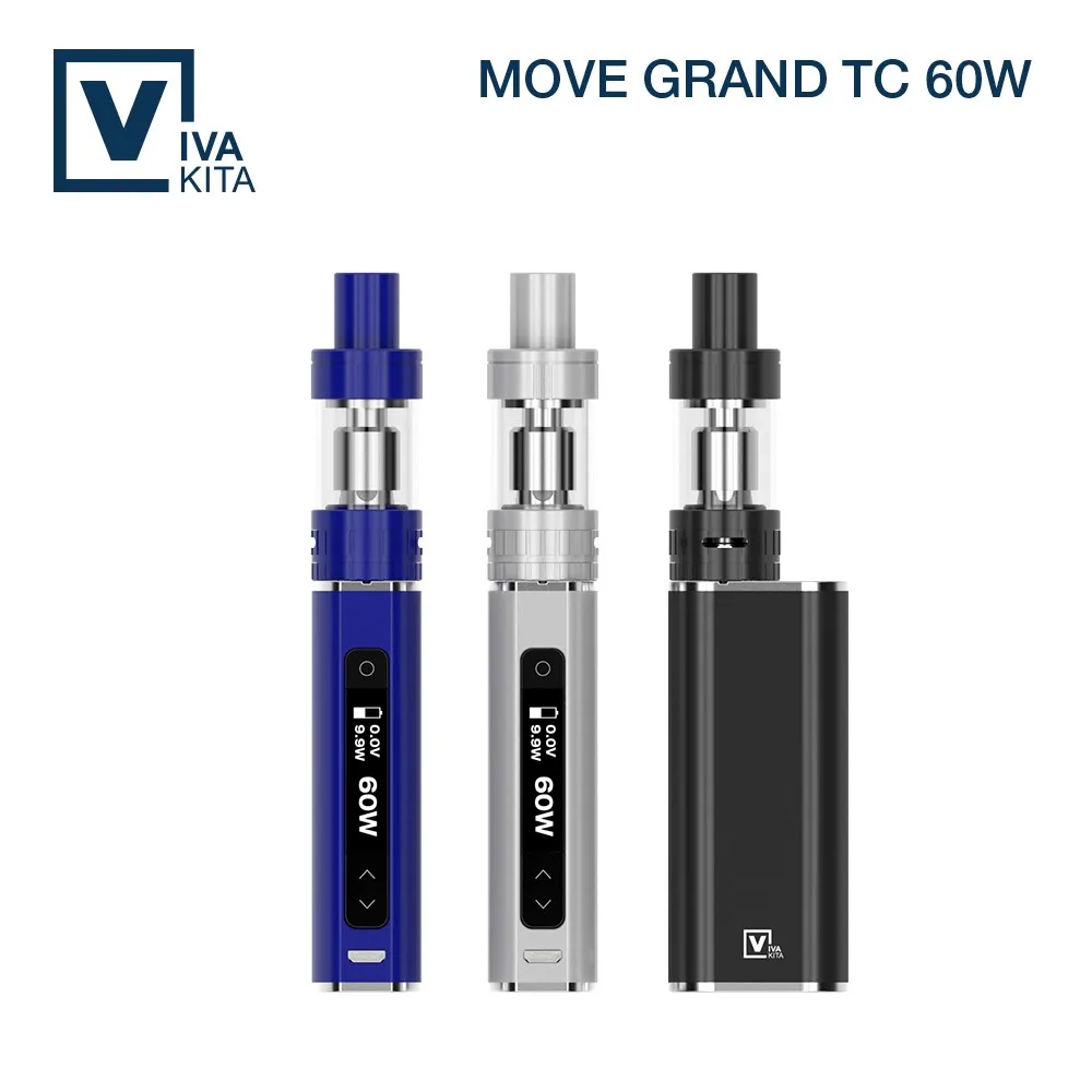 Электронная сигарета Move Grand Tc 60 Вт Встроенный 1900 мАч коробка мод испаритель Vape 3 0