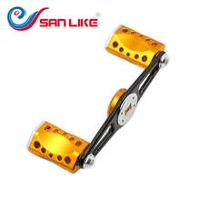 SANLIKE рыболовная ручка авиационная алюминиевая и углеродная Рыболовная катушка baitcasing для Shimano& Рыболовная катушка Daiwa