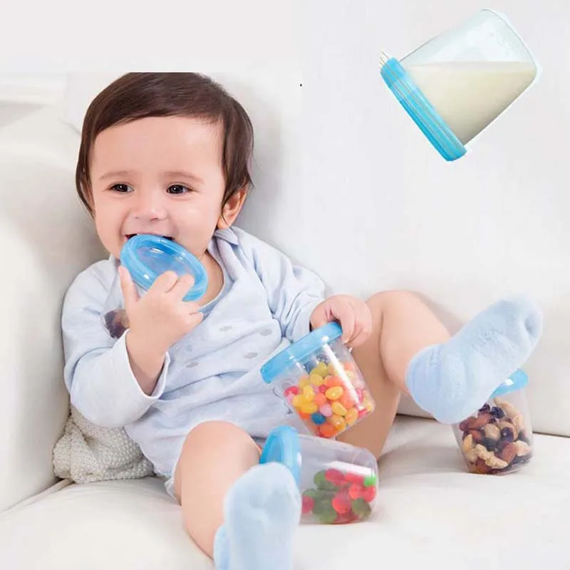 

1 Pcs Portable Baby Milk Powder Box Kids Baby Food Storage Container Breast Milk/Fruit/Juice/Snack Storage Cup Set