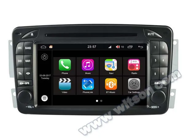 Discount 7" Octa-Core Android 8.0 OS Car DVD Multimedia GPS Radio for Mercedes-Benz ML-Class W163 1998-2002 & A-Class W168 1998-2006 5