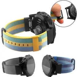 22 мм тканые нейлон ремешок замена Quick Release Easy Fit ремешок для Garmin Fenix 5/forerunner935/подход S60